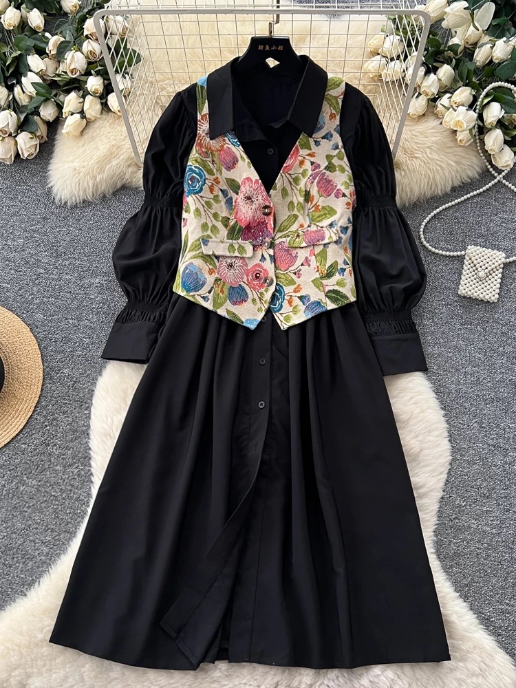 Hot take shirt dress set SD167 image