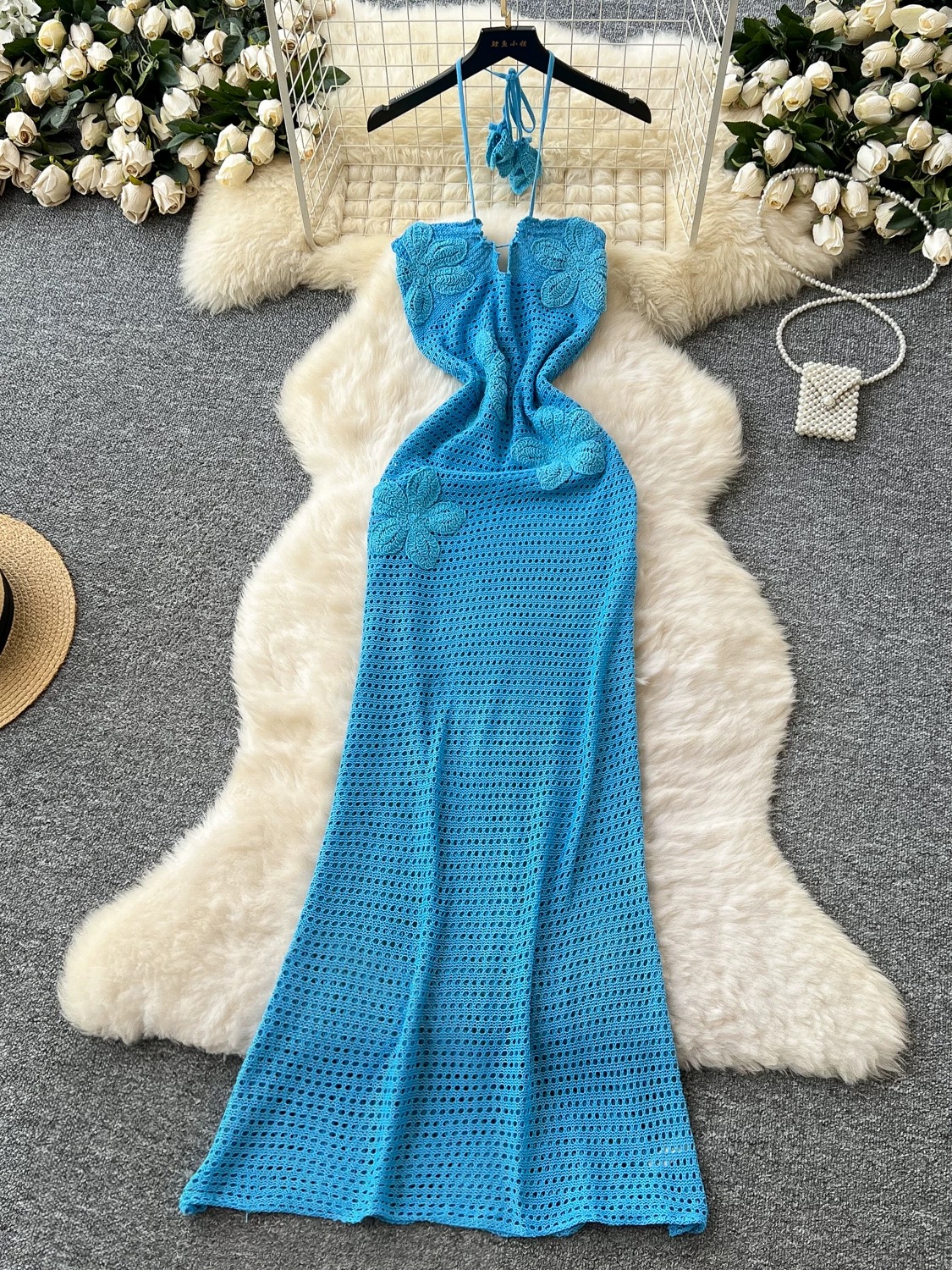 All it takes crotchet beach dress KD339 image