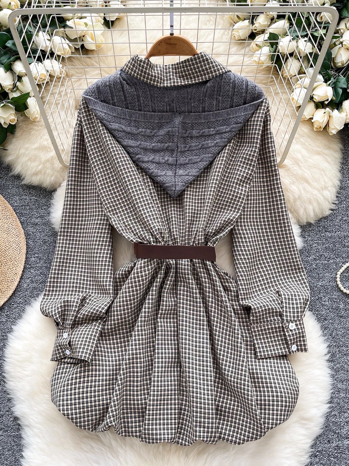 Dangerous emotions shirt dress set SD153 image