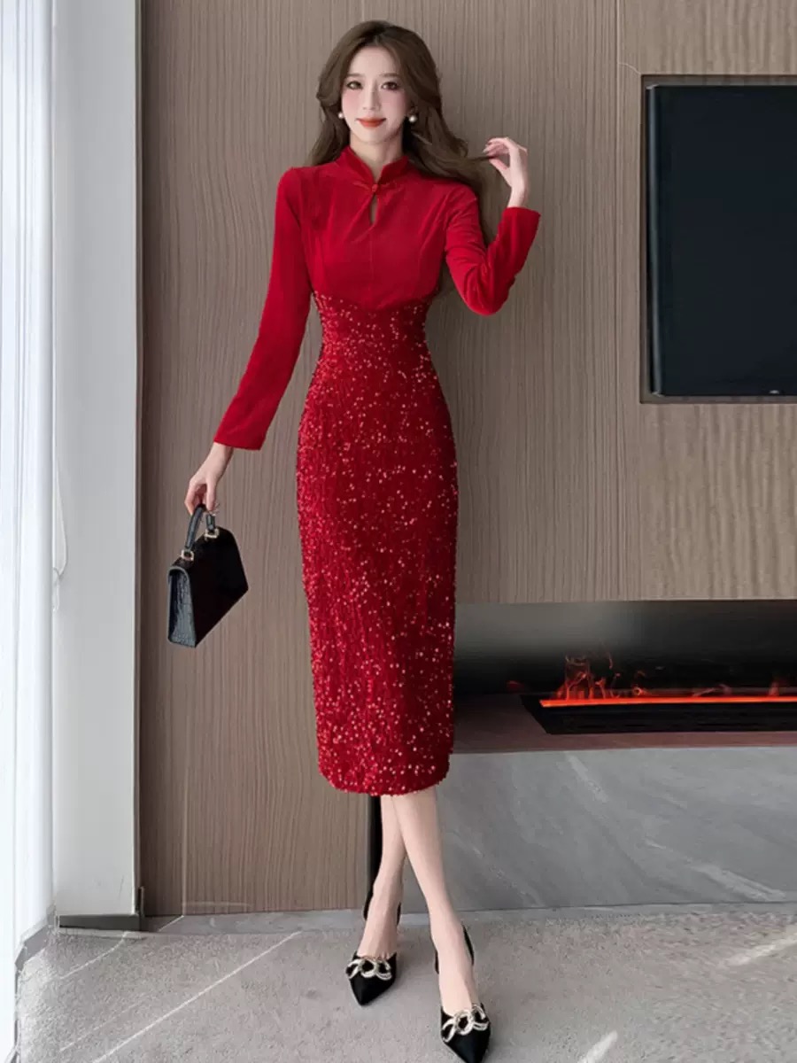 Alexis sequin dress FBC94