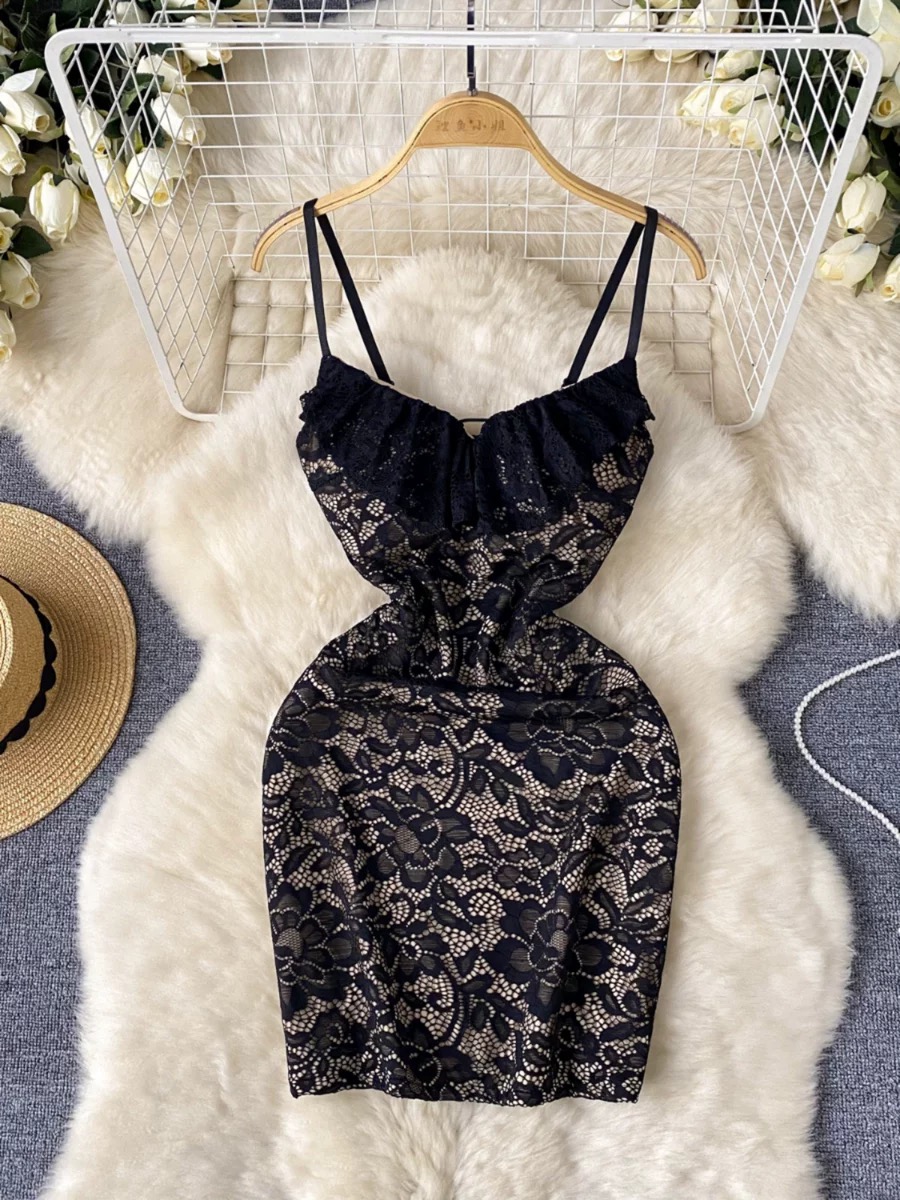 All the glamour lace dress CBC1192