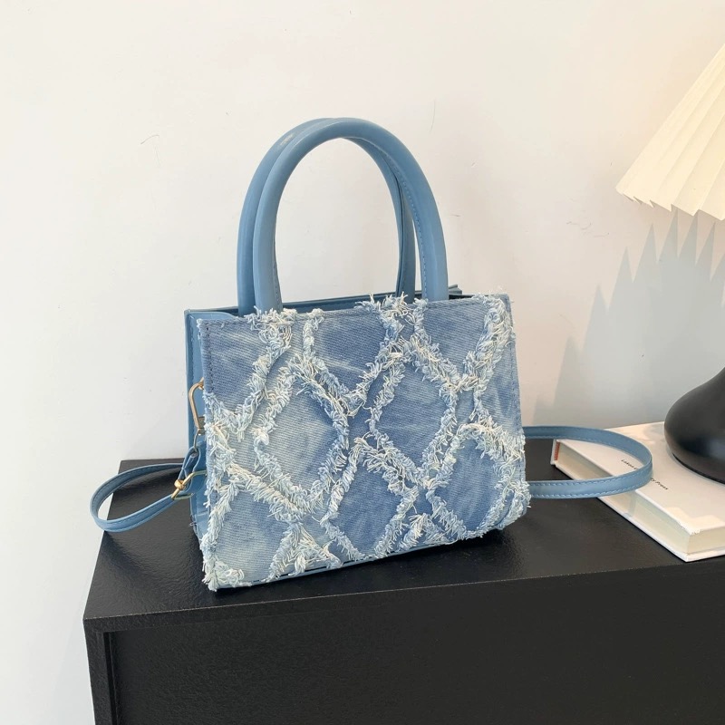 Always a baddie denim bag