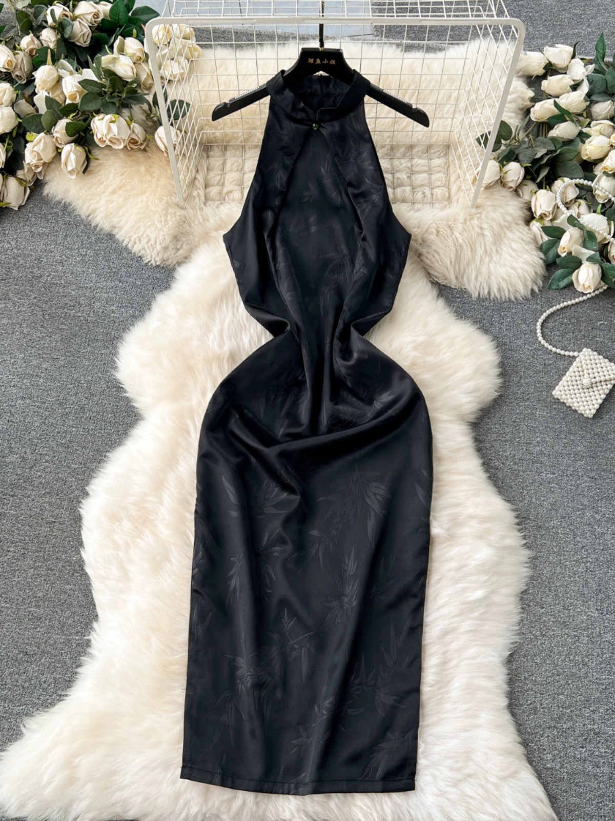 Make you wanna stay qipao dress Q110