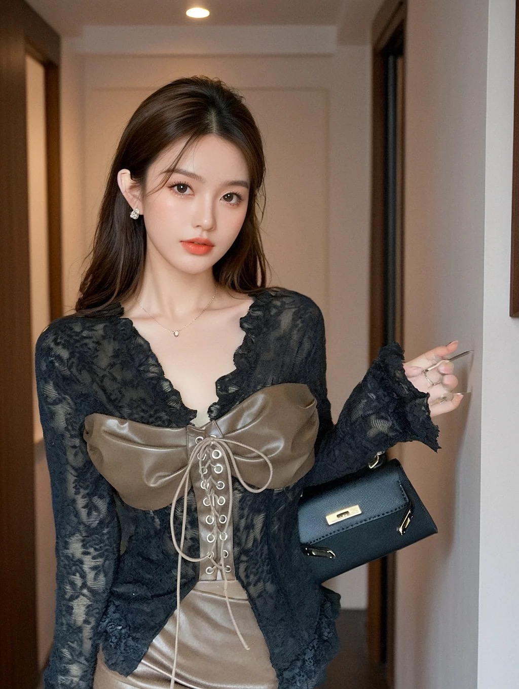 Love you everyday lace top CTO691 image