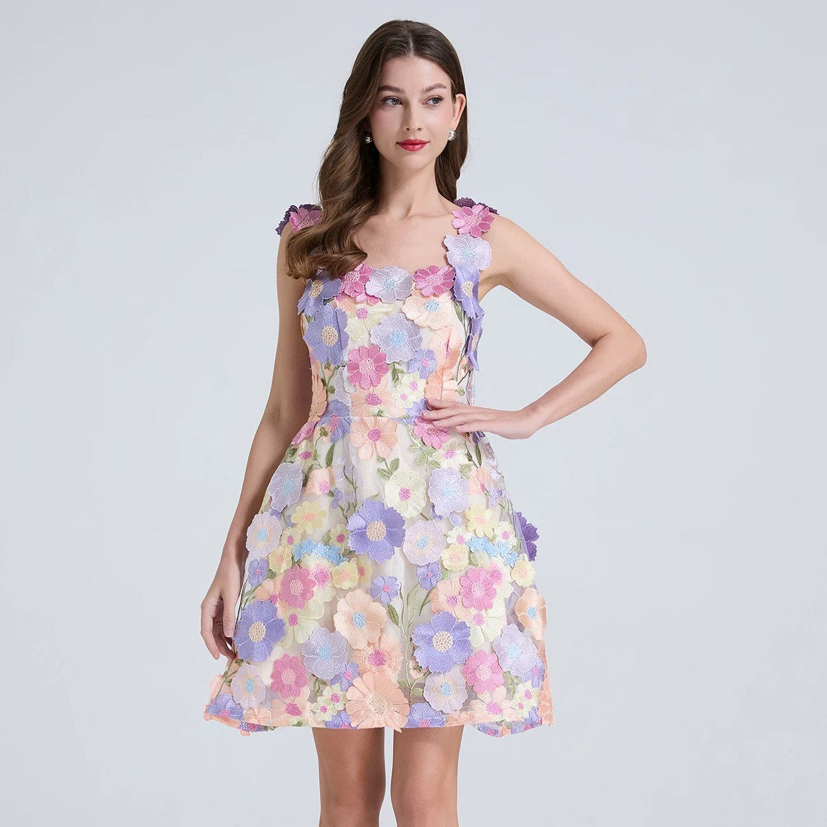 Very iconic girl lace dress CD2167 image