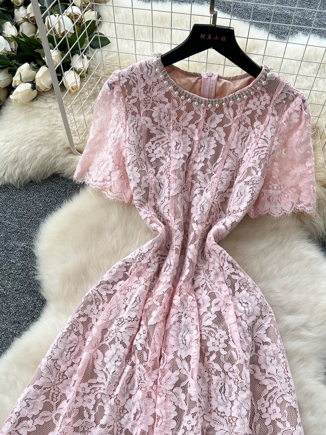 Falling for you lace dress FD1078 image