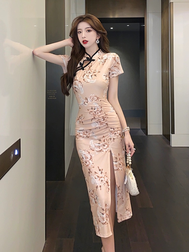 Always up to something qipao dress Q179