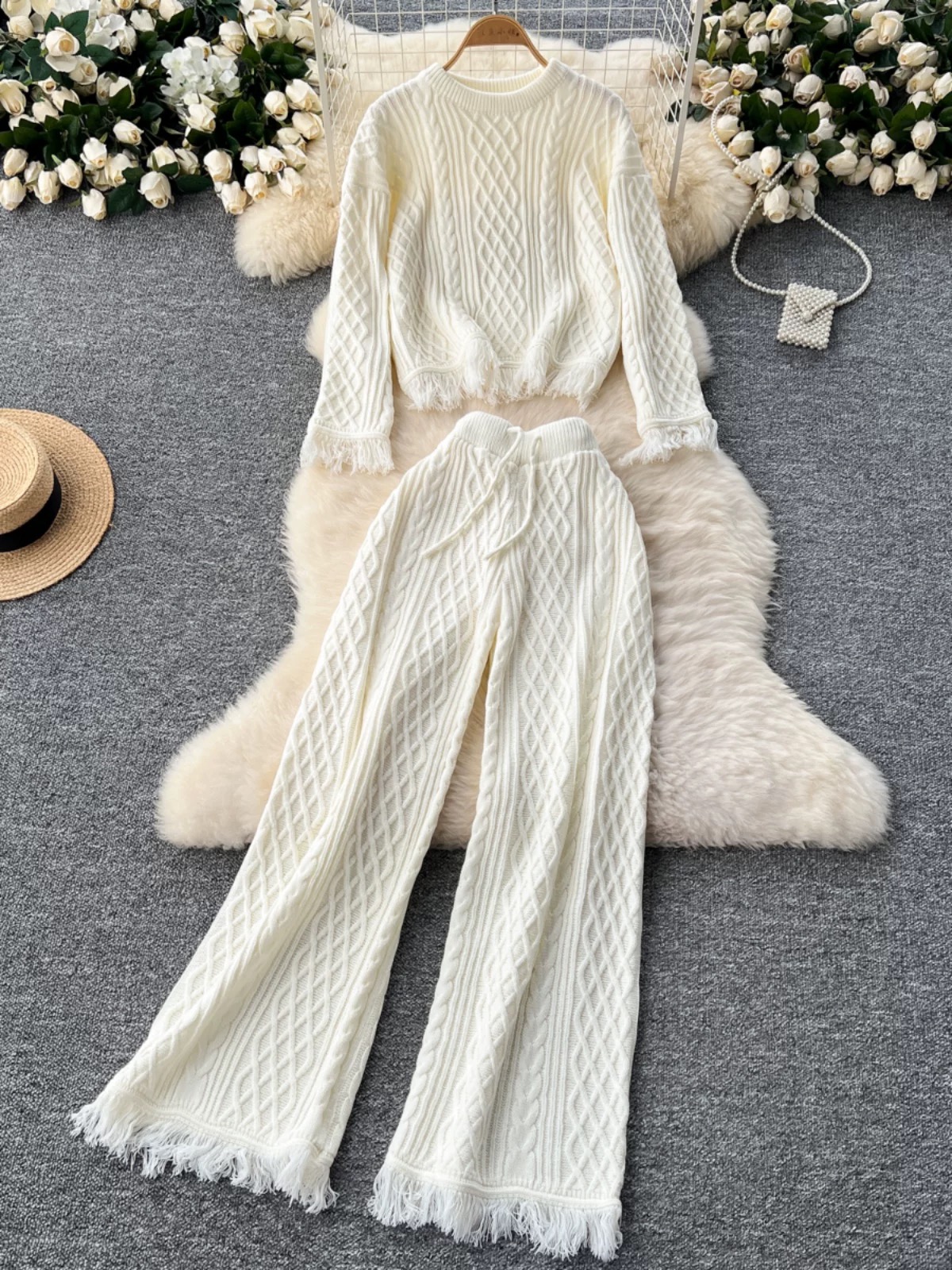 Time to lounge knitted set KTP265 image