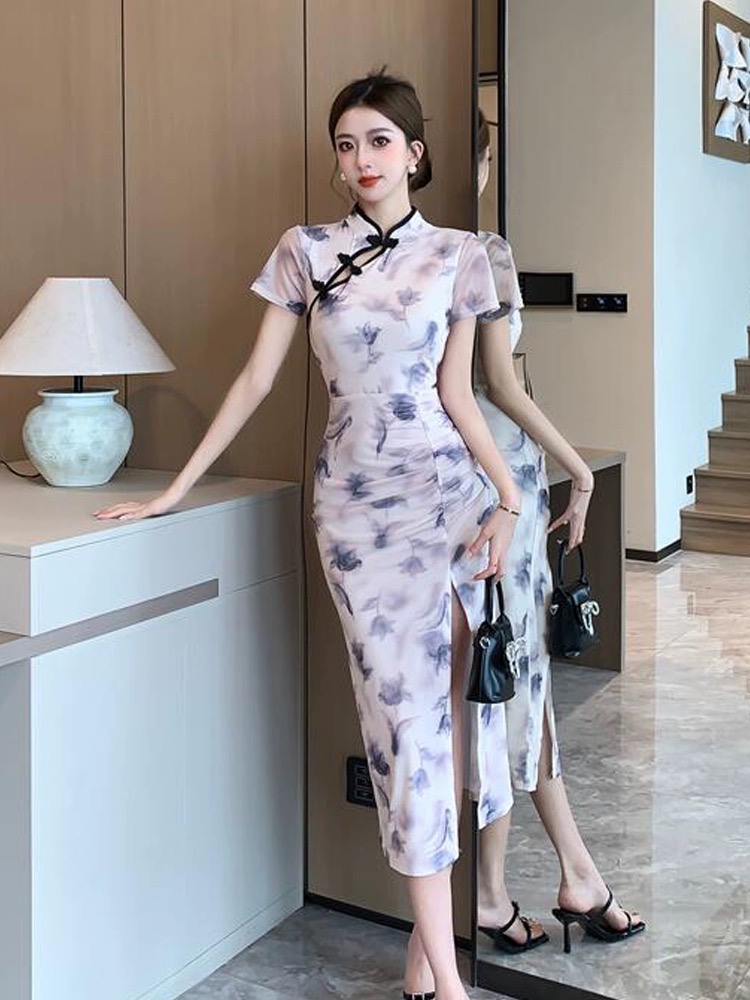 Out of office qipao dress Q184 image
