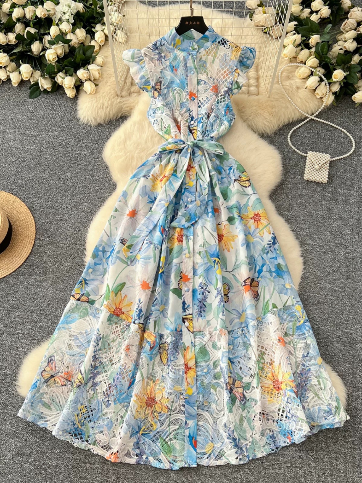 Diamond babe lace dress CD981 image