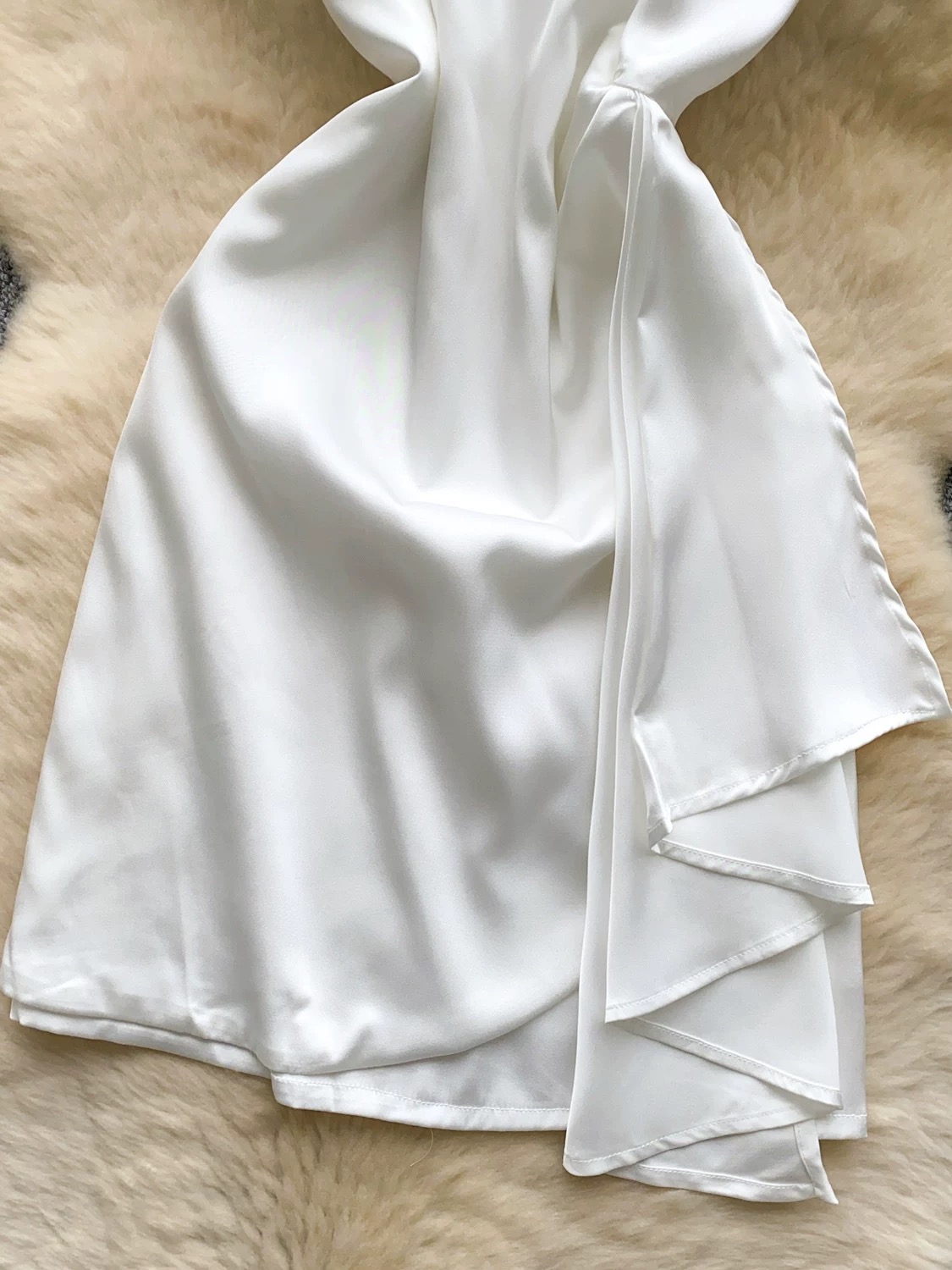 Girls party silk dress FD577 image