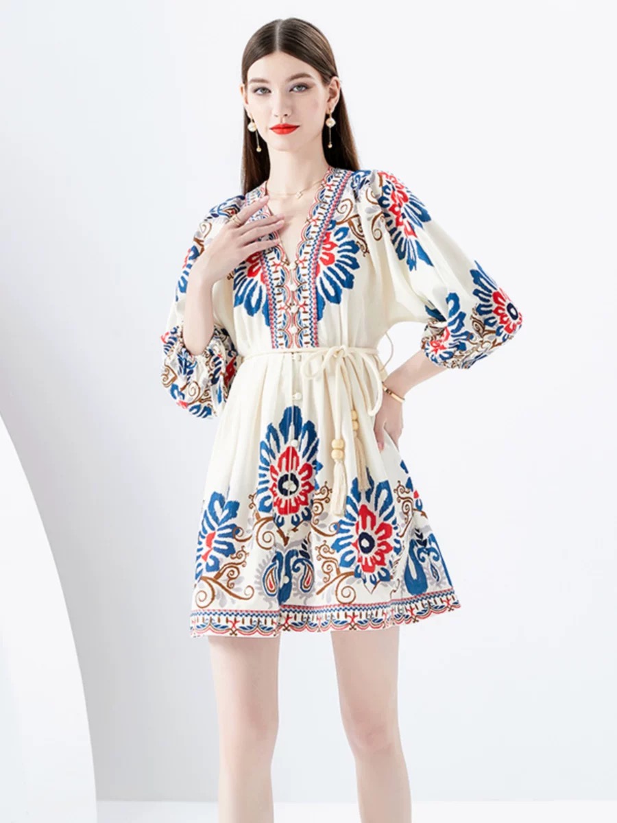 Special print dress ED94 image