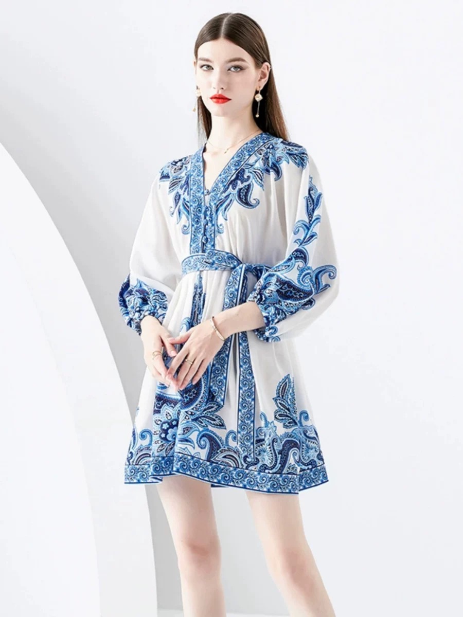 420 blaze print dress ED95 image