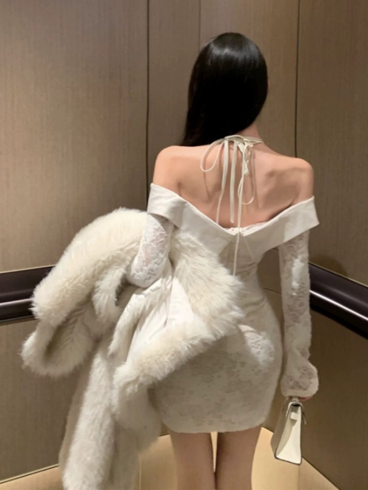 Stranded in paradise lace dress CBC1395 image