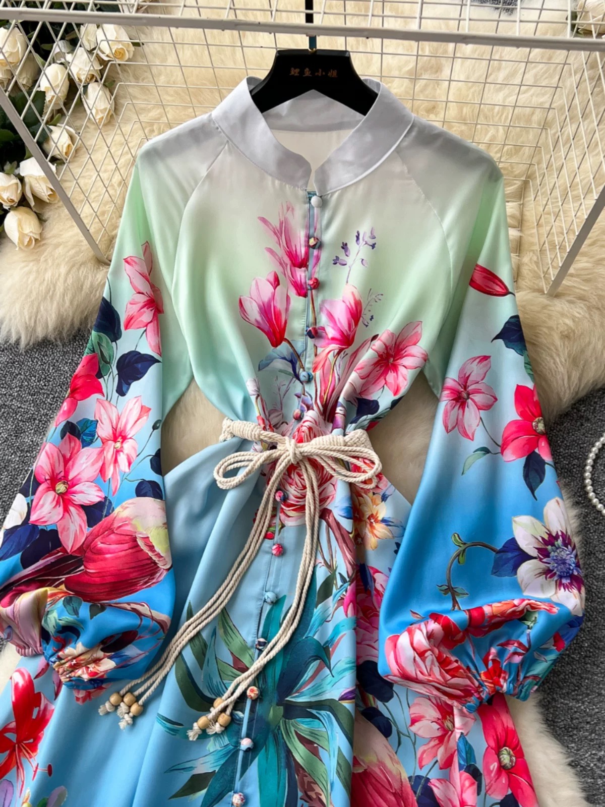 Far from over print dress ED180 image