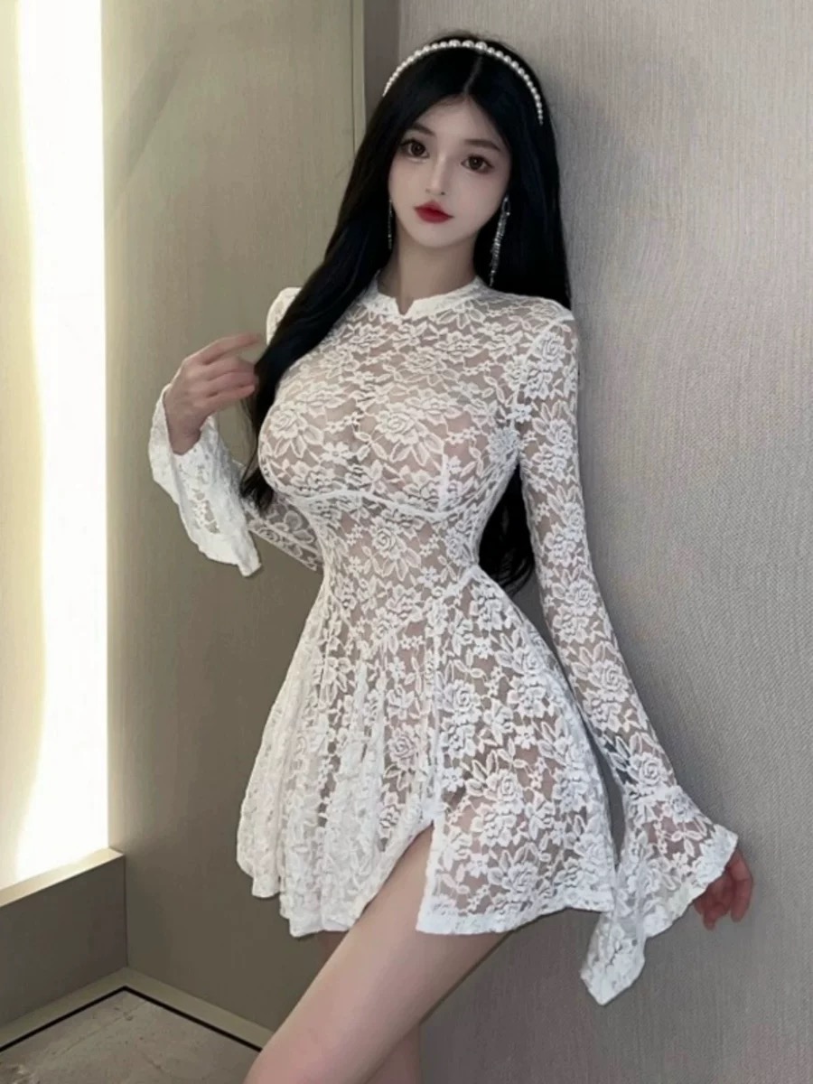 All chills lace dress CD552 image