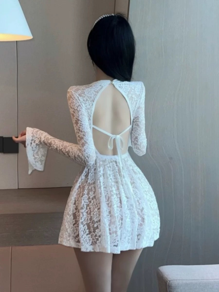 All chills lace dress CD552 image