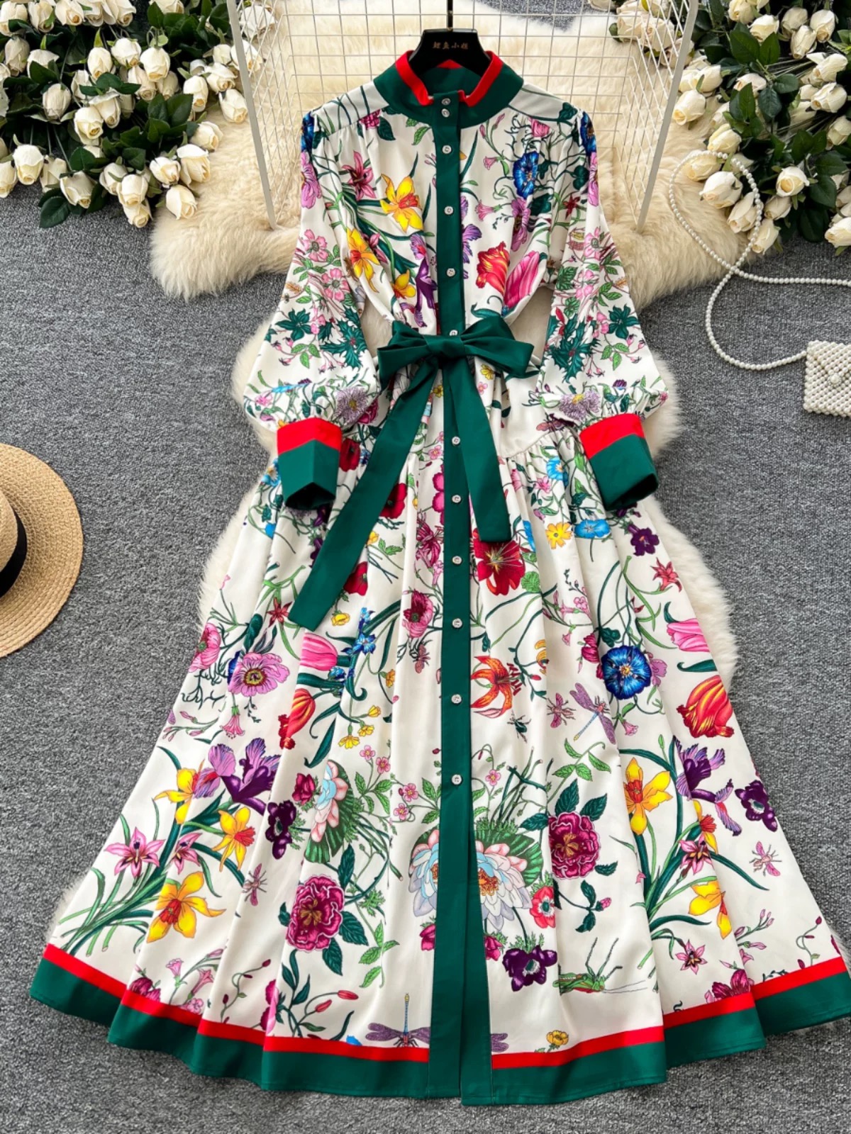 Summer stunner print dress ED184