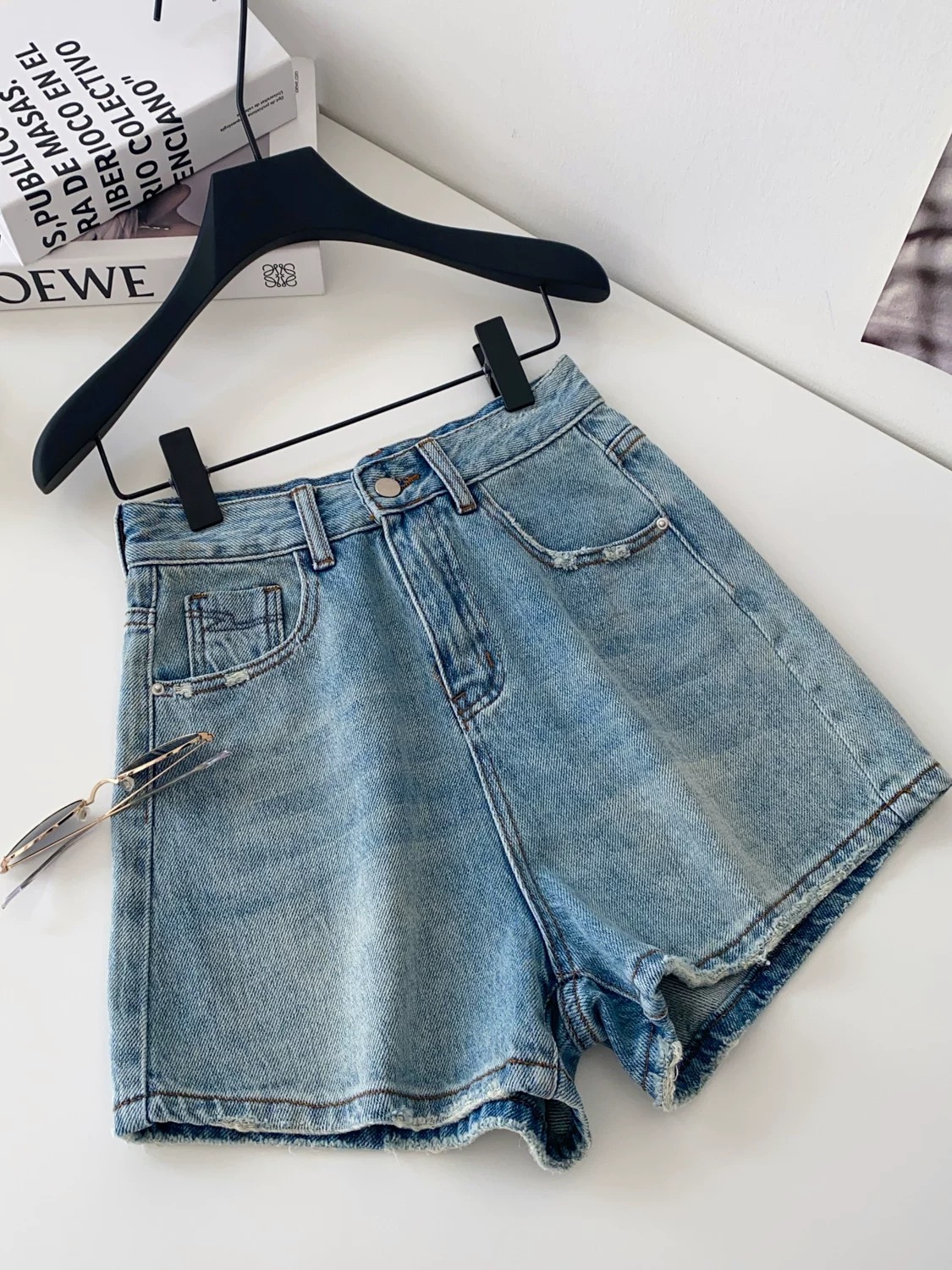 Way up denim shorts DS116 image