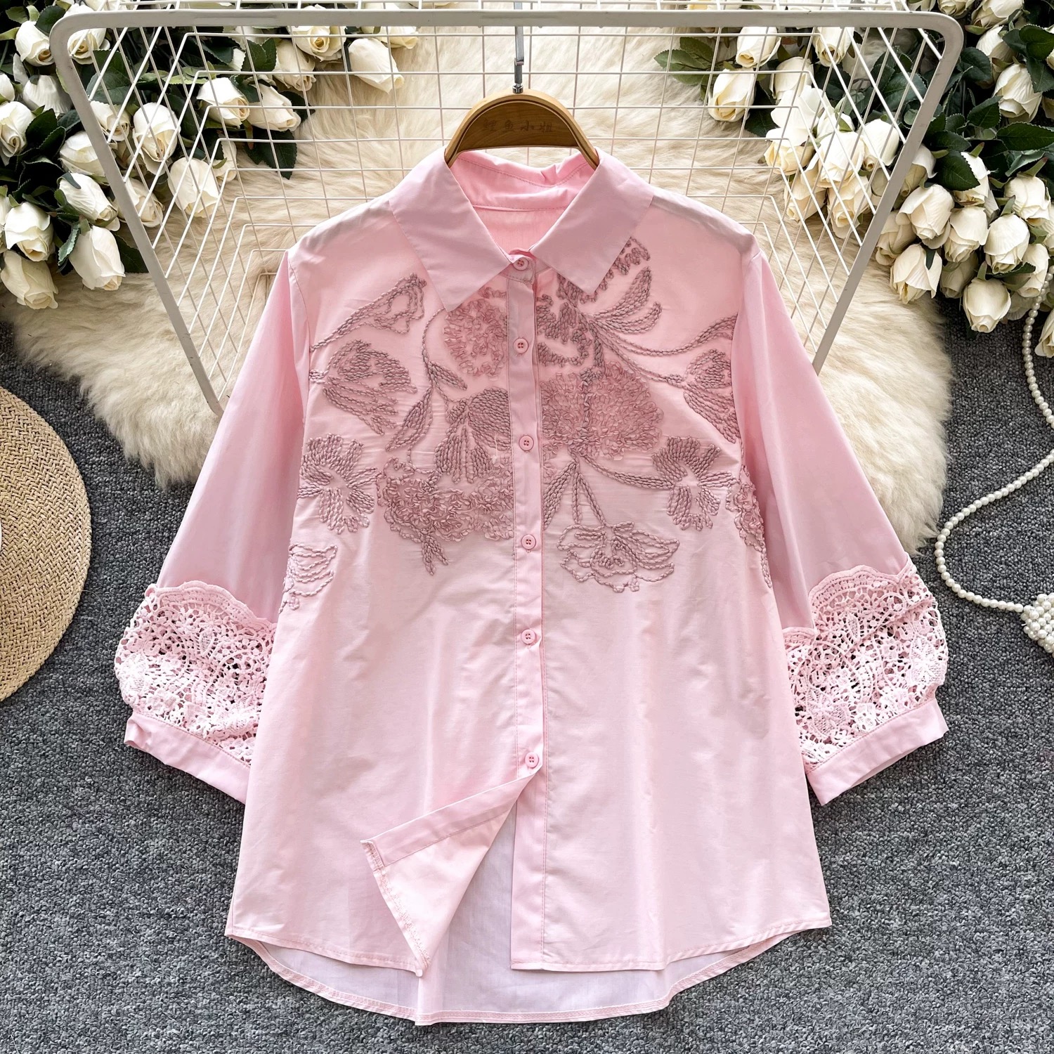 New scene lace shirt SH140 image