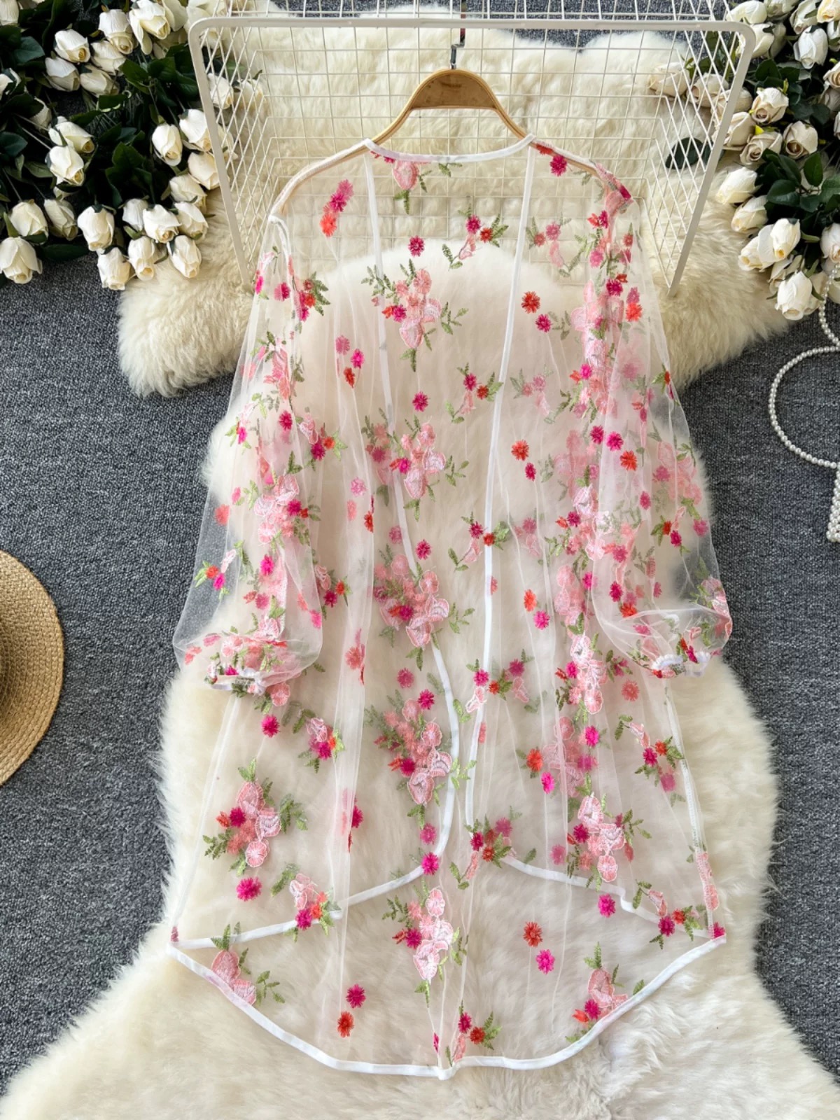 Fun times floral kimono KM137 image