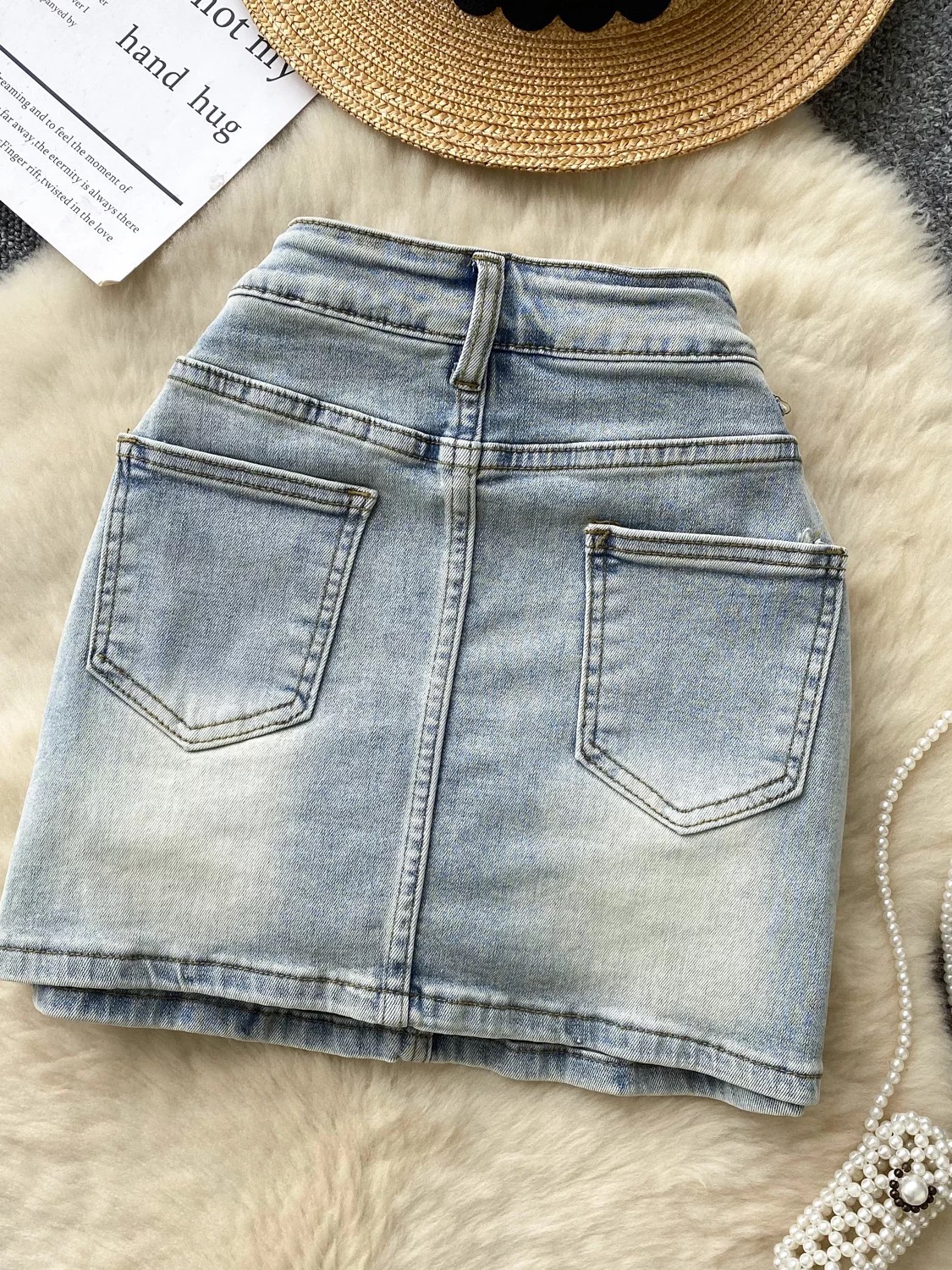 Bossed up denim skirt DS108 image