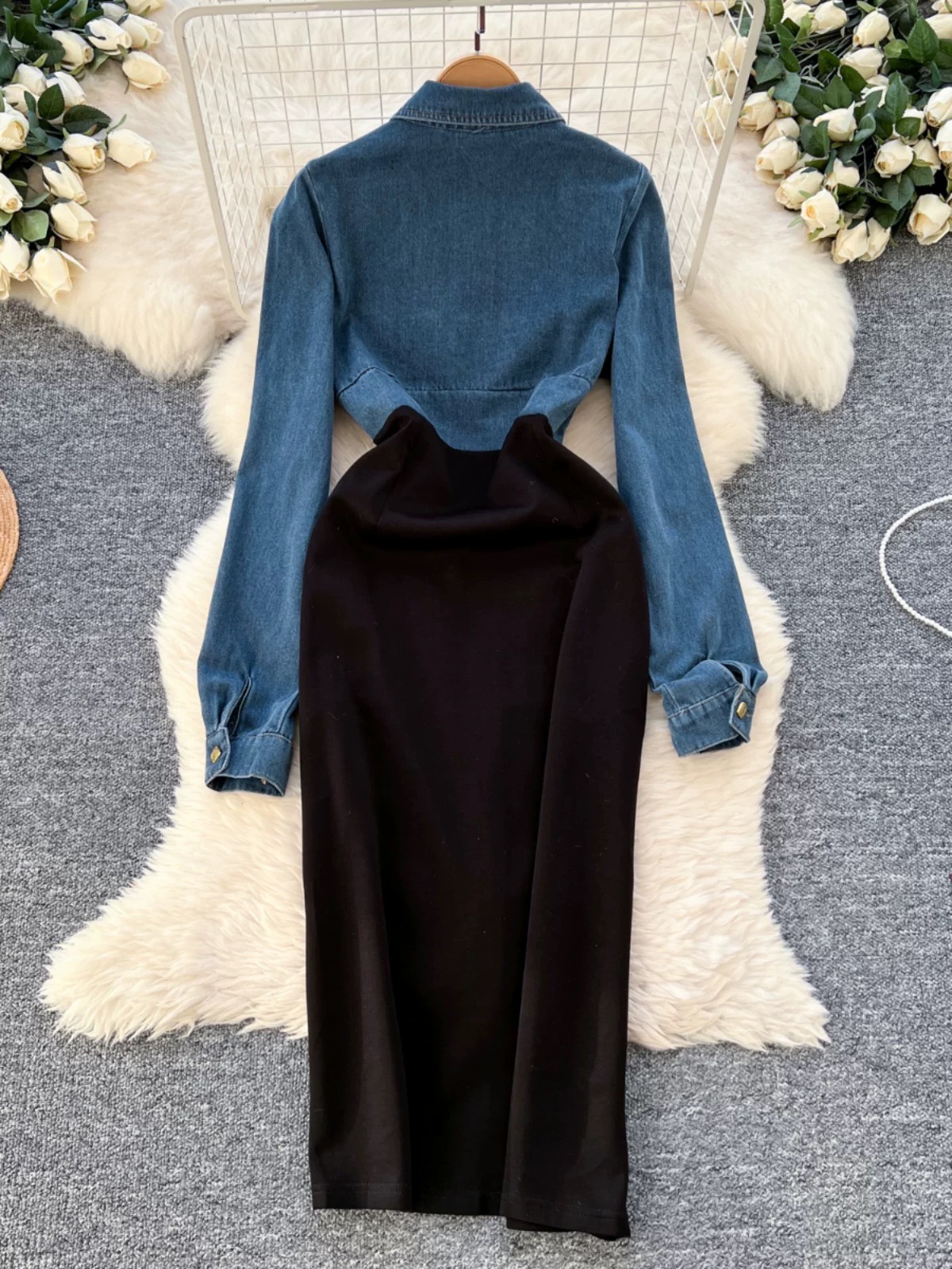 Fought for you denim dress DD24 image