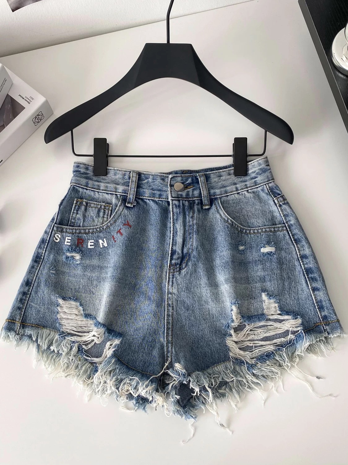 Believe in you denim shorts DS120 image