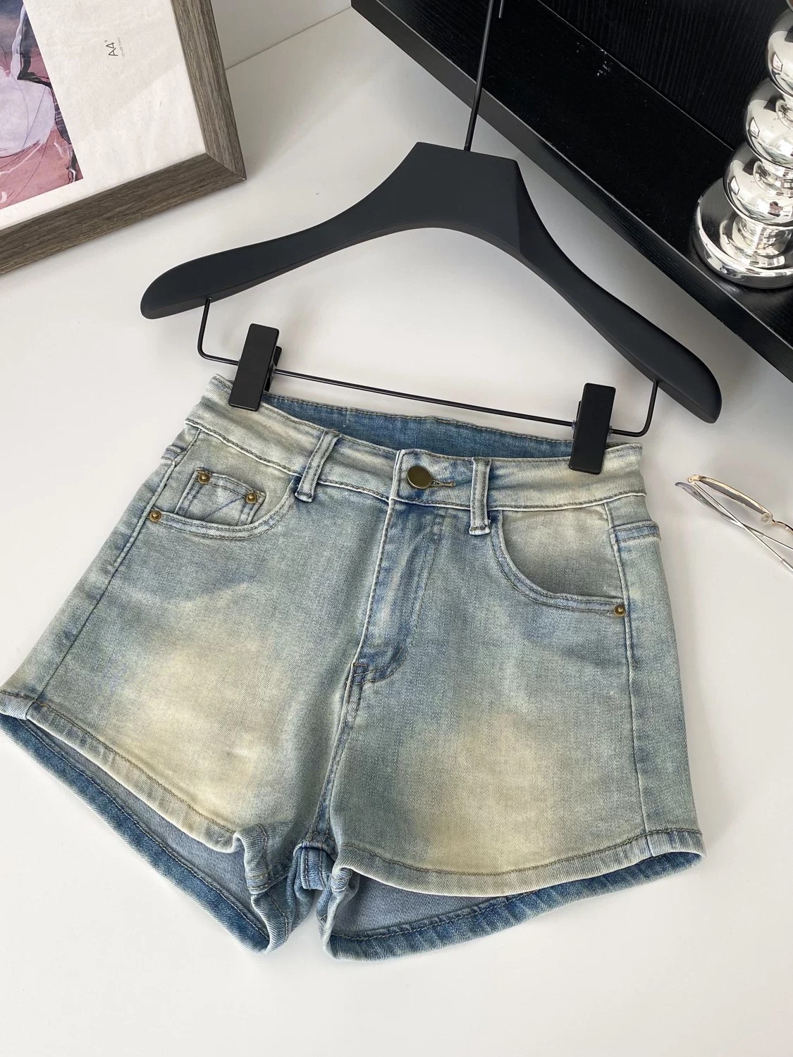 Nights in Paris denim shorts DS123
