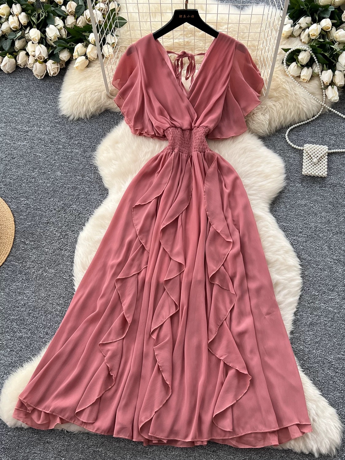 Fake it till you make it evening dress CD177 image