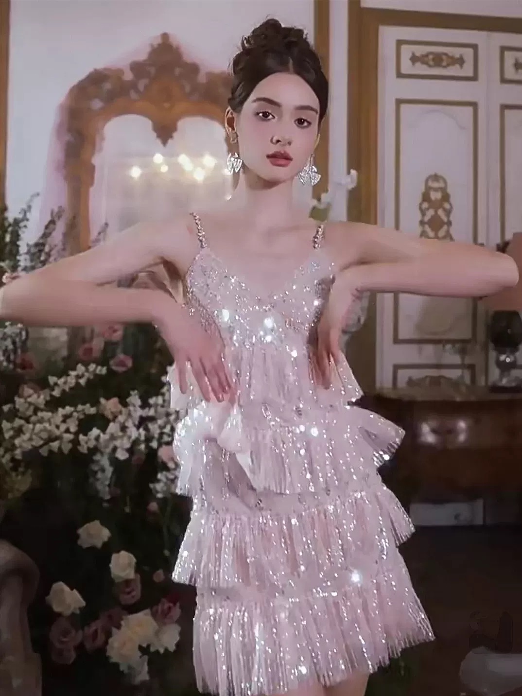 Blooming beauty designer dress FD374 image