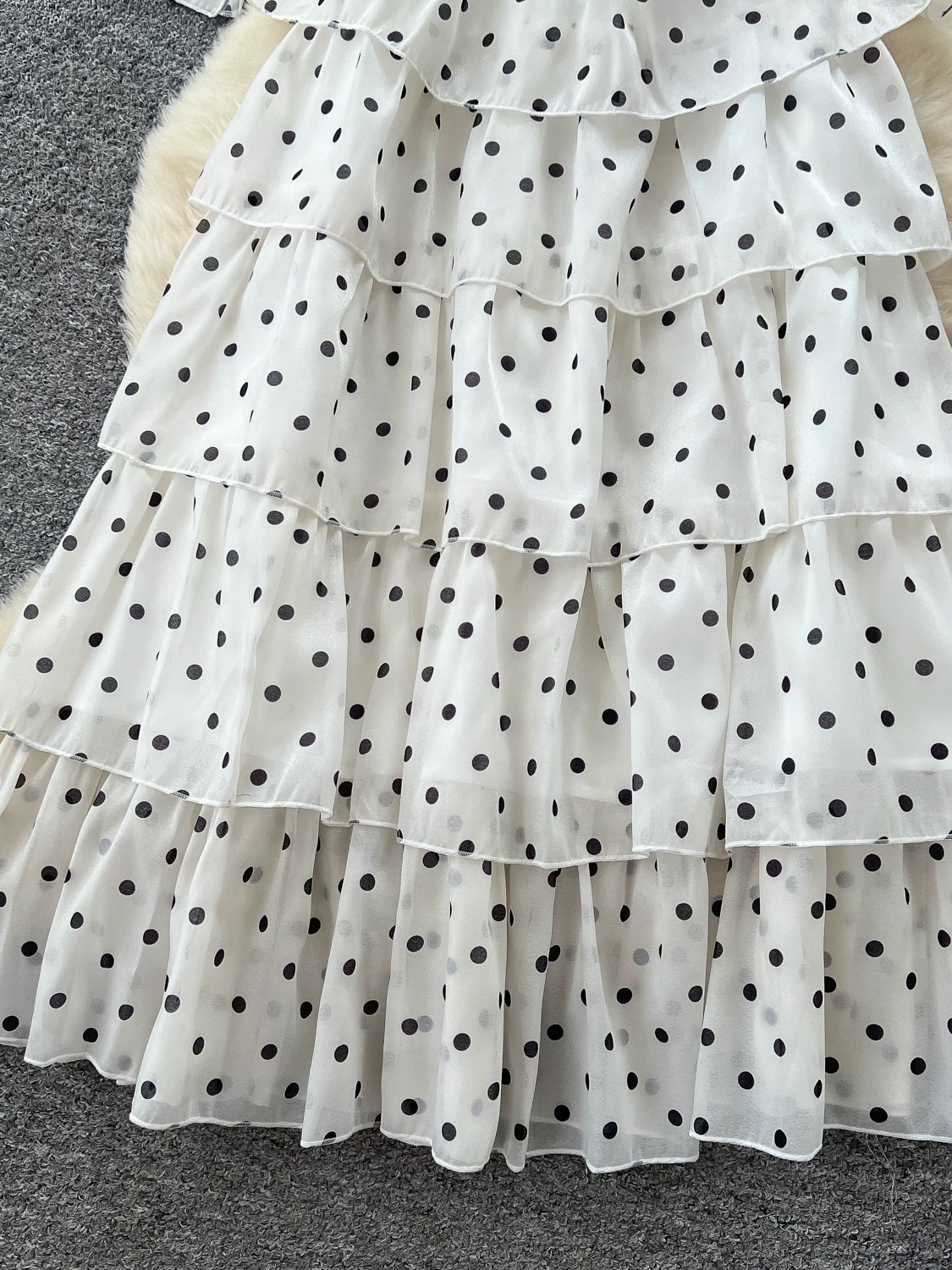 Luxury with you polka dress CD154 image