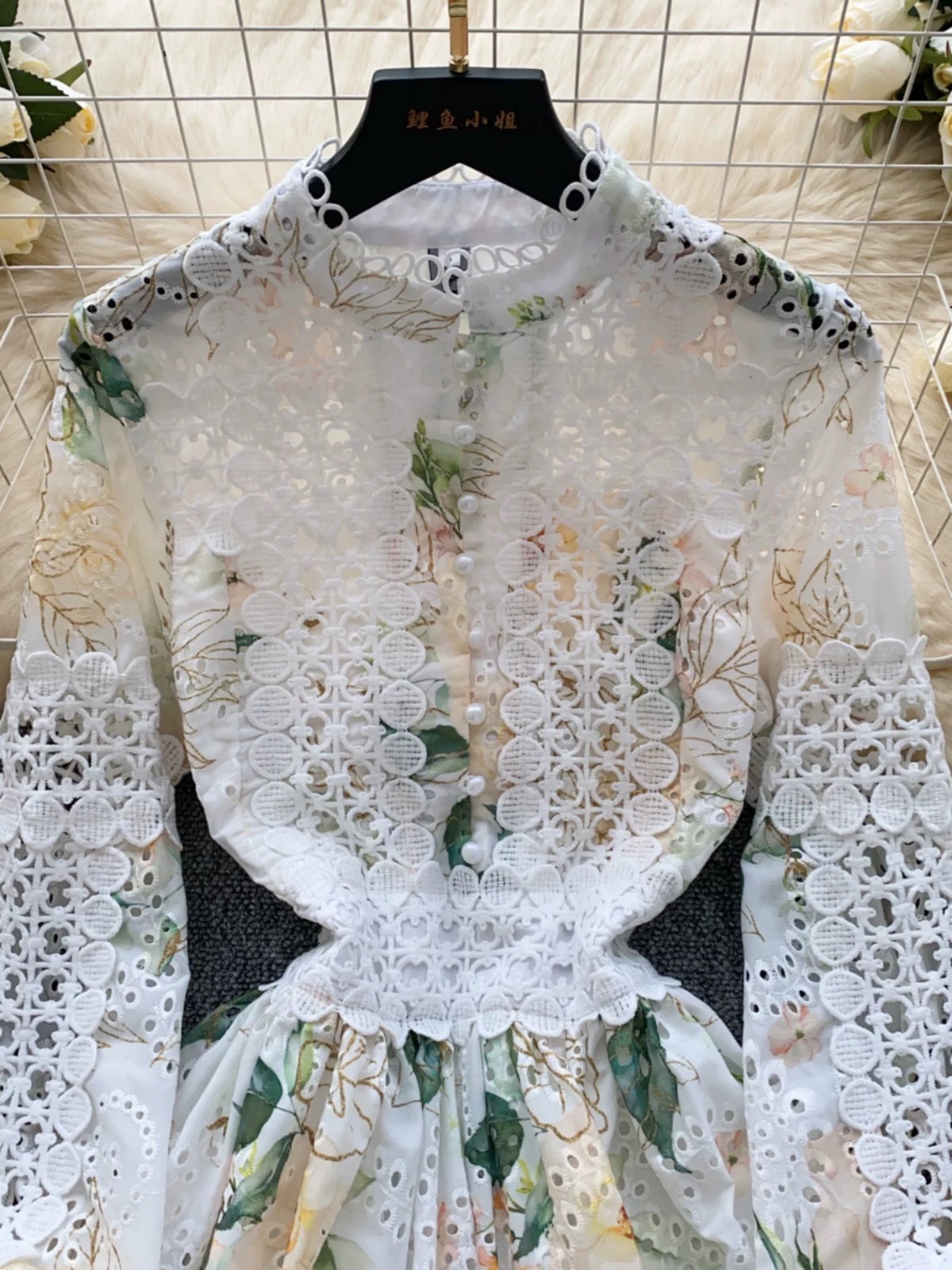 Posh and elegant lace dress ED249 image