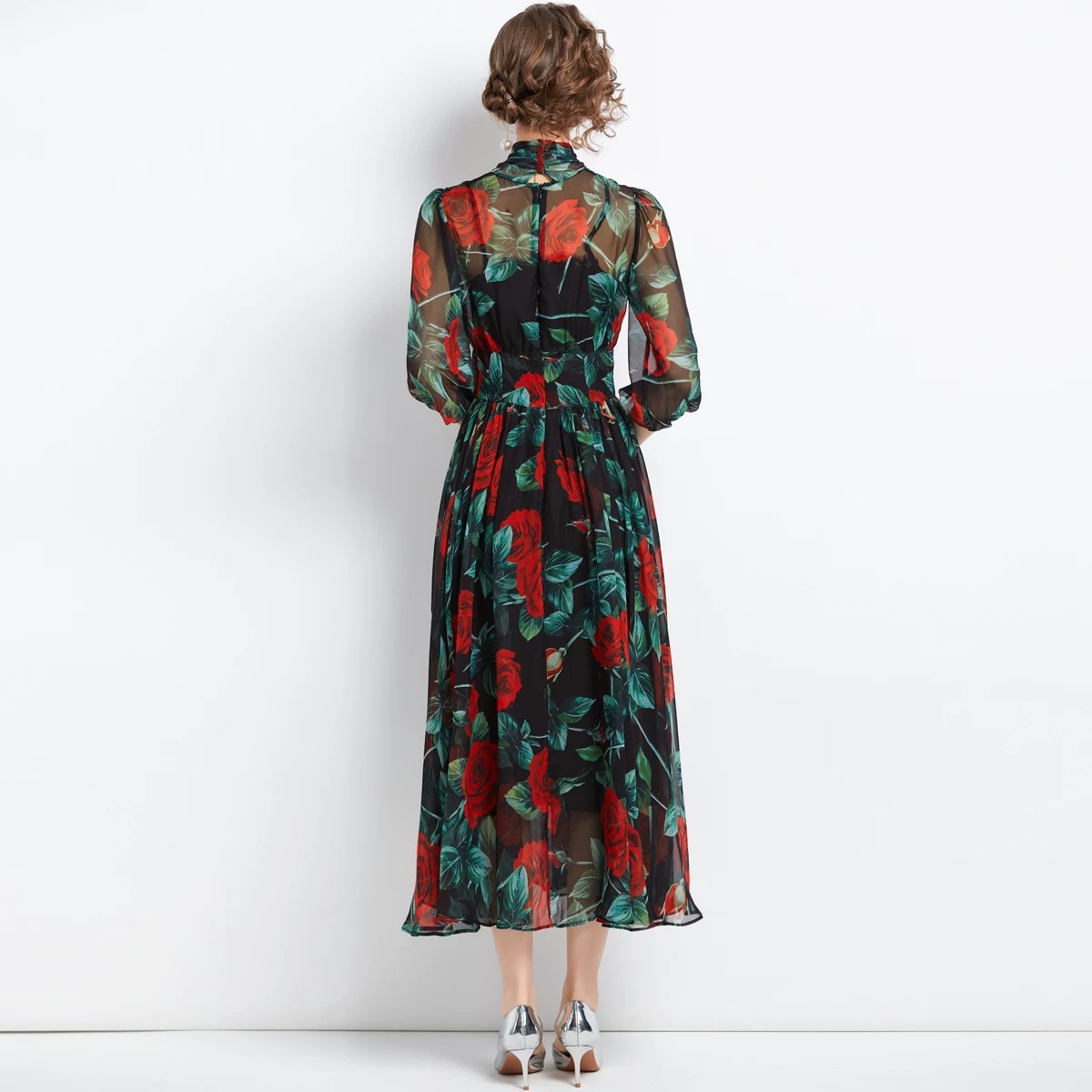 Court side cutie floral dress  CD690 image