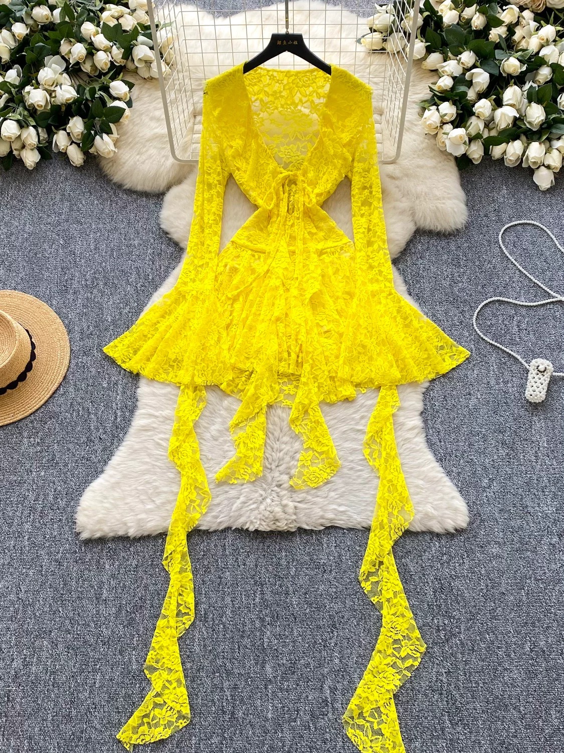 Pamela lace dress FD413 image