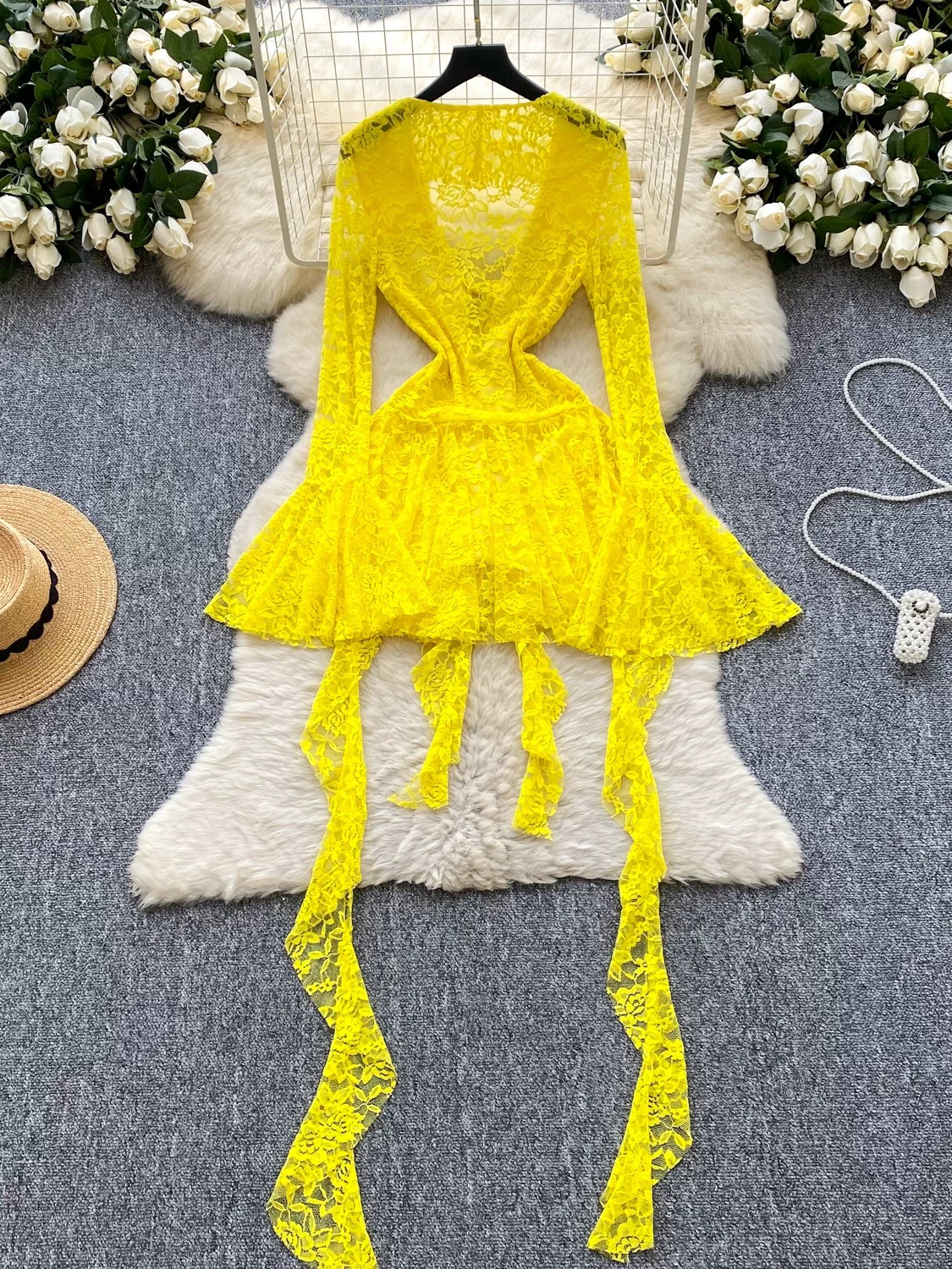 Pamela lace dress FD413 image