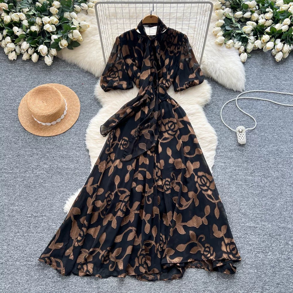 Lucky stars floral dress CD167 image