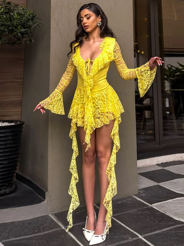 Pamela lace dress FD413 image