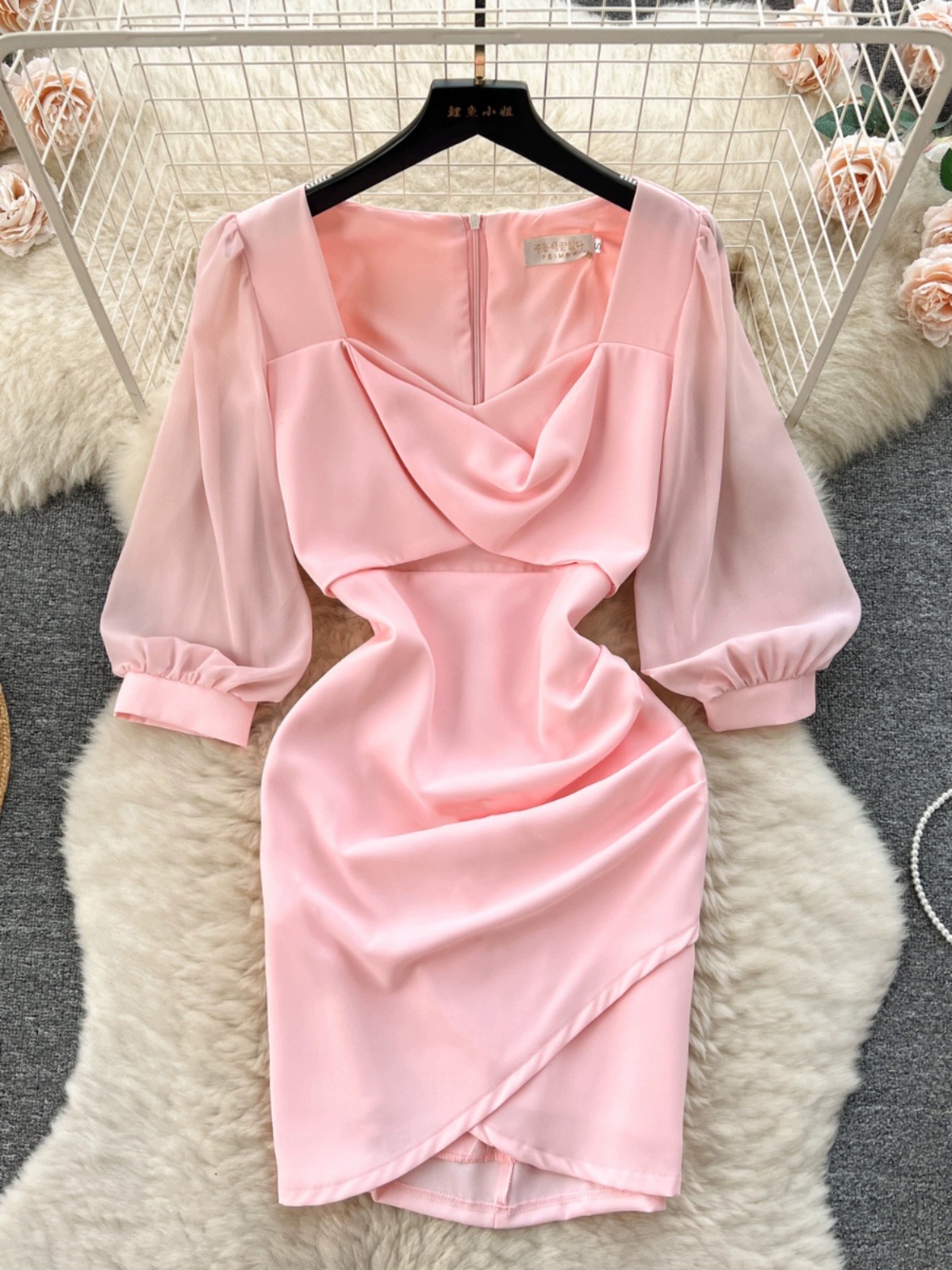 Simple and sweet dress FBC276