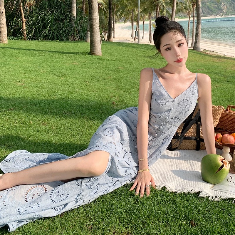 Flourishing in the light lace dress CD1500 image