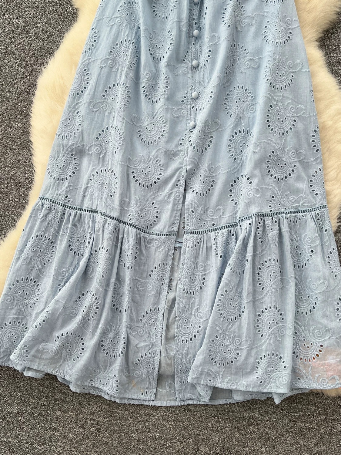 Flourishing in the light lace dress CD1500 image