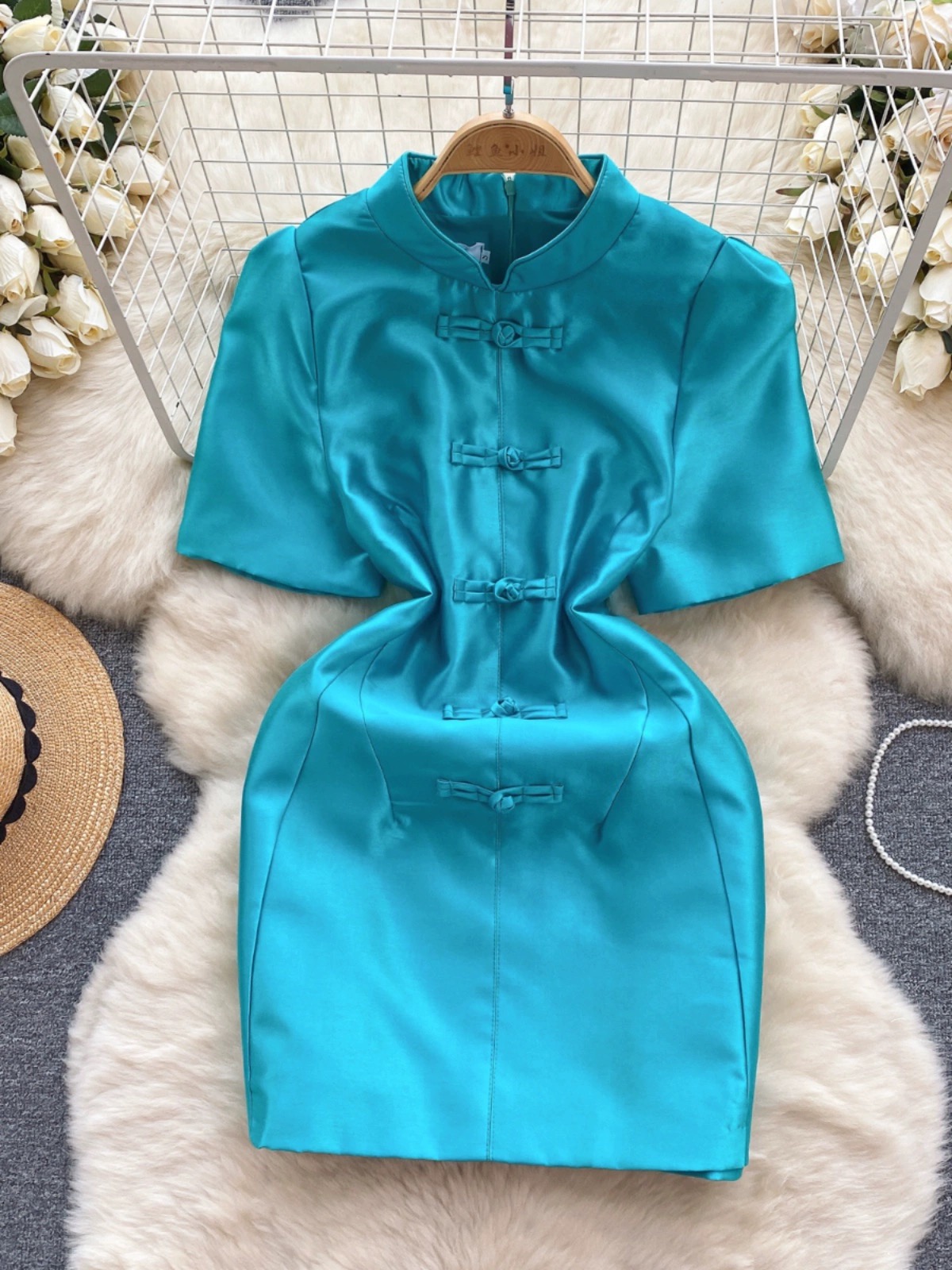 Jamaican love dress FBC203