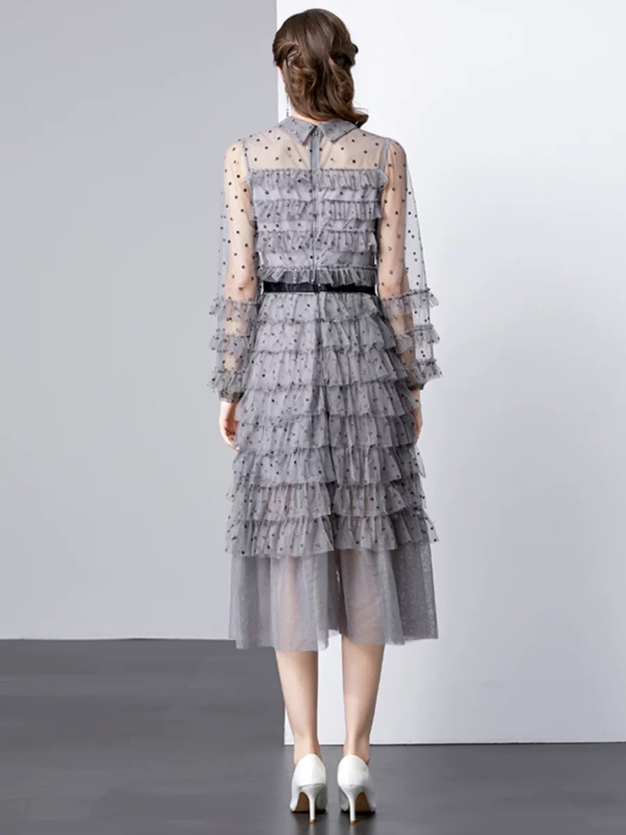 Fearless tour ruffle dress FD467 image