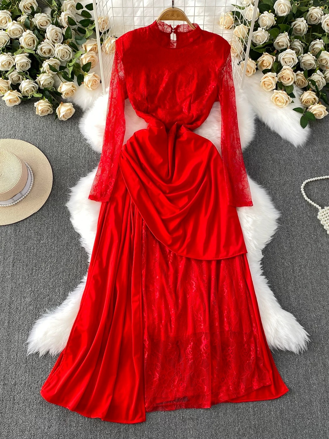 Missed you lace dress FD953 image