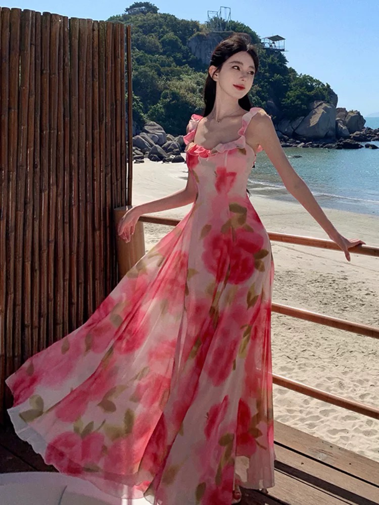 Slipped into comfort floral dress CD727 image