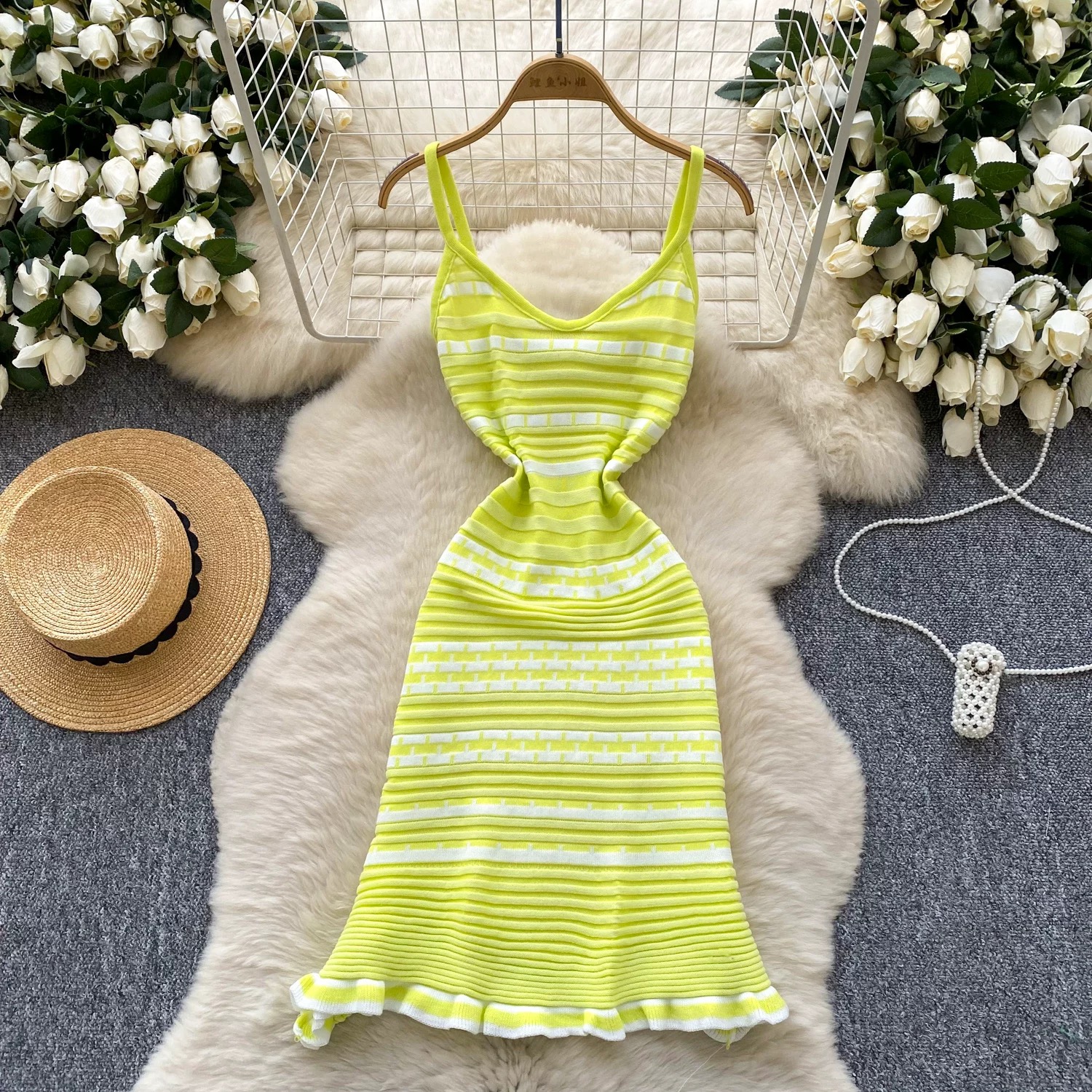Vacay in Italy knitted dress KD308 image