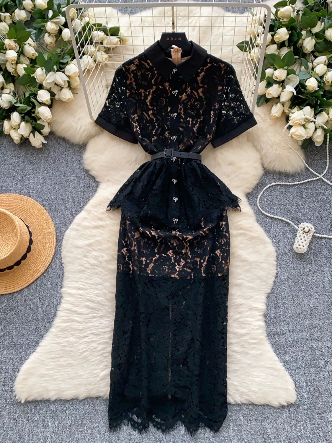 Leaping into you lace dress FBC281 image