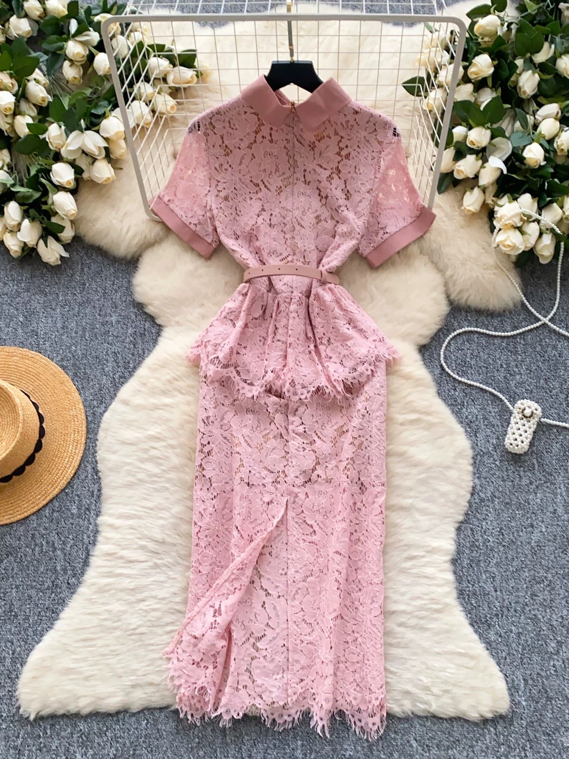 Leaping into you lace dress FBC281 image