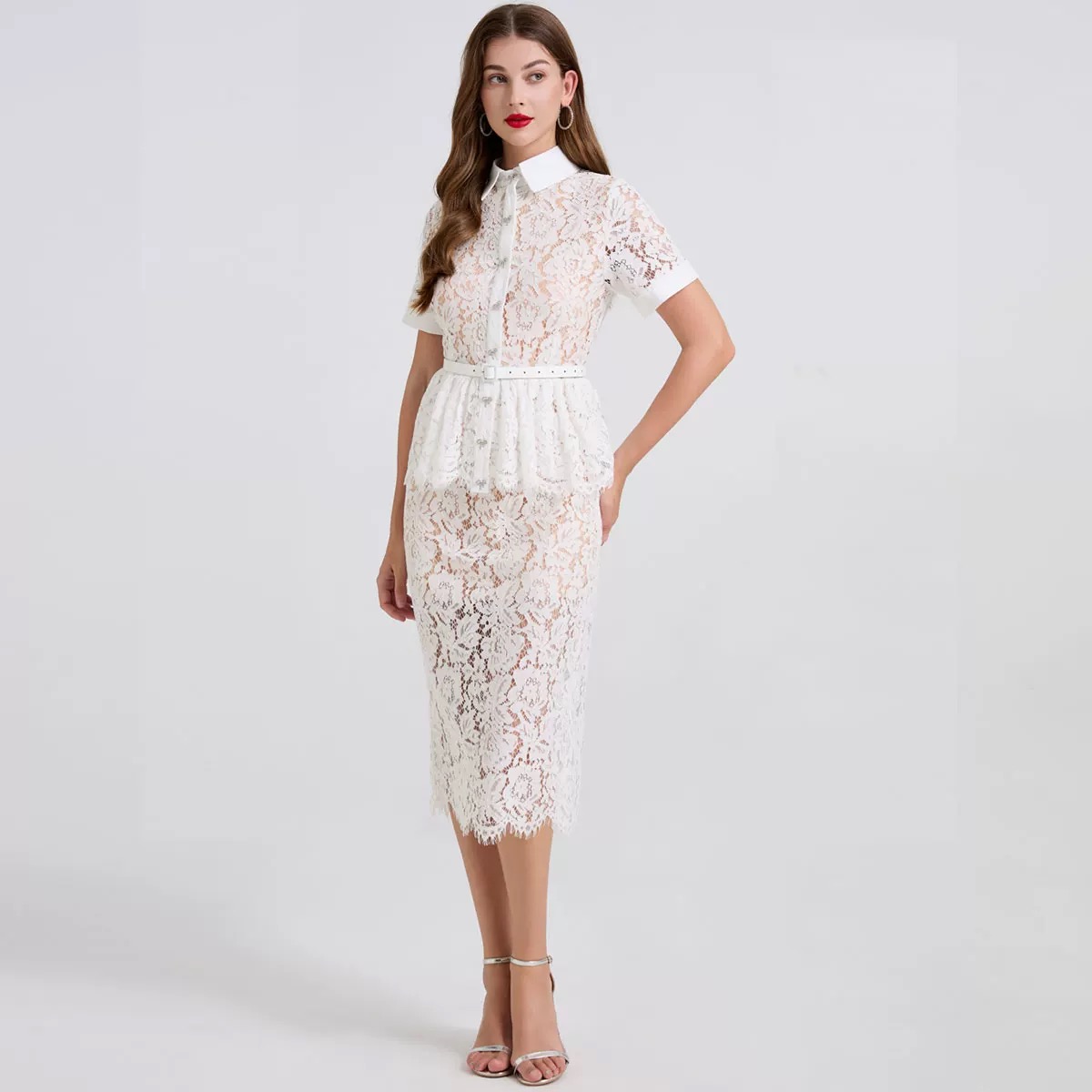 Leaping into you lace dress FBC281 image