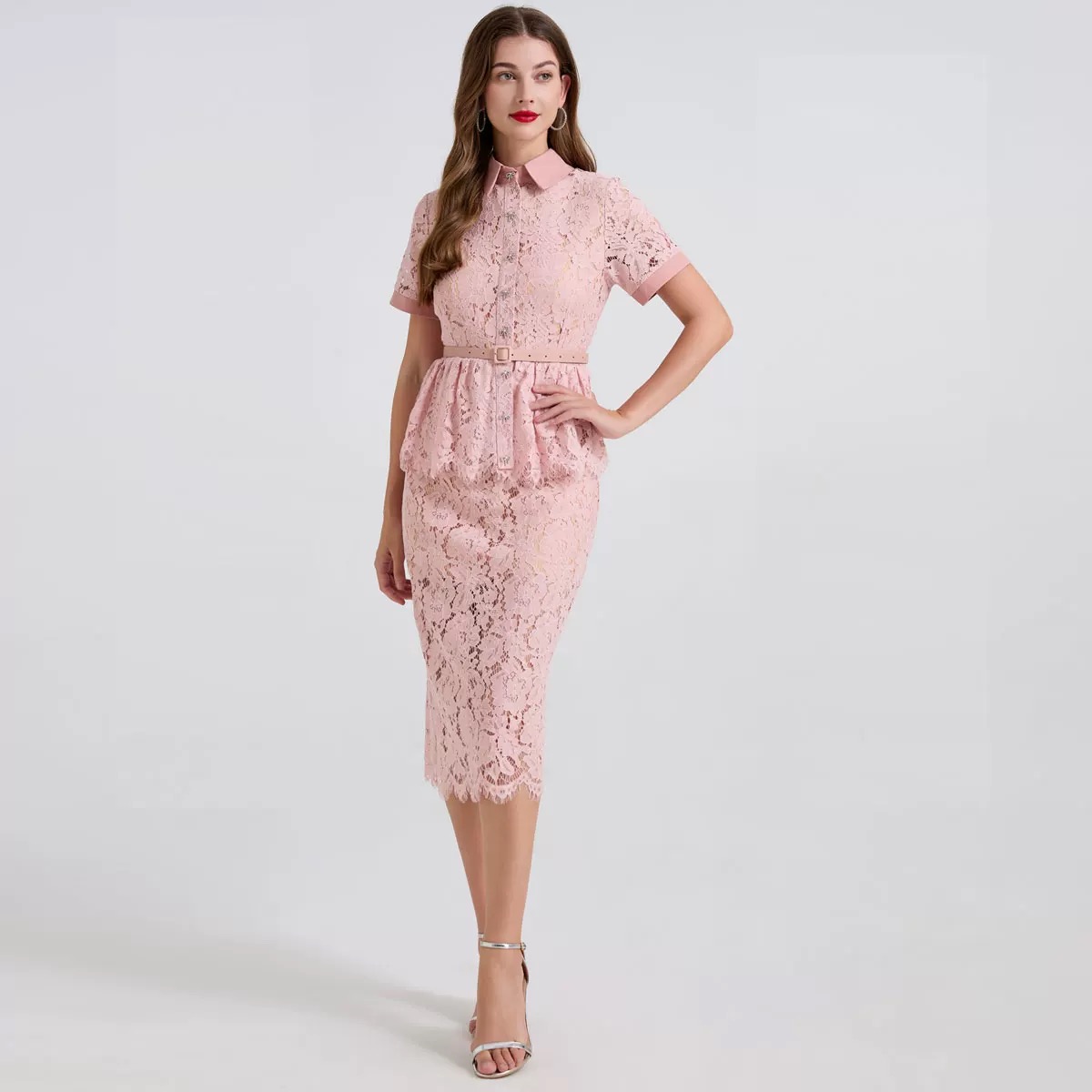 Leaping into you lace dress FBC281 image